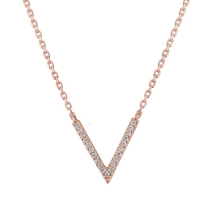 Náhrdelník s diamantmi Velvet Beauty