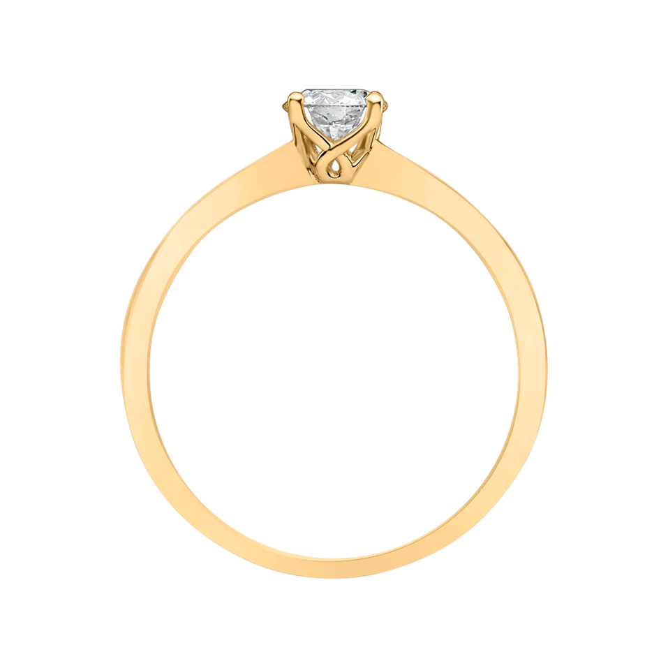 Prsteň s diamantom Lovely Beauty