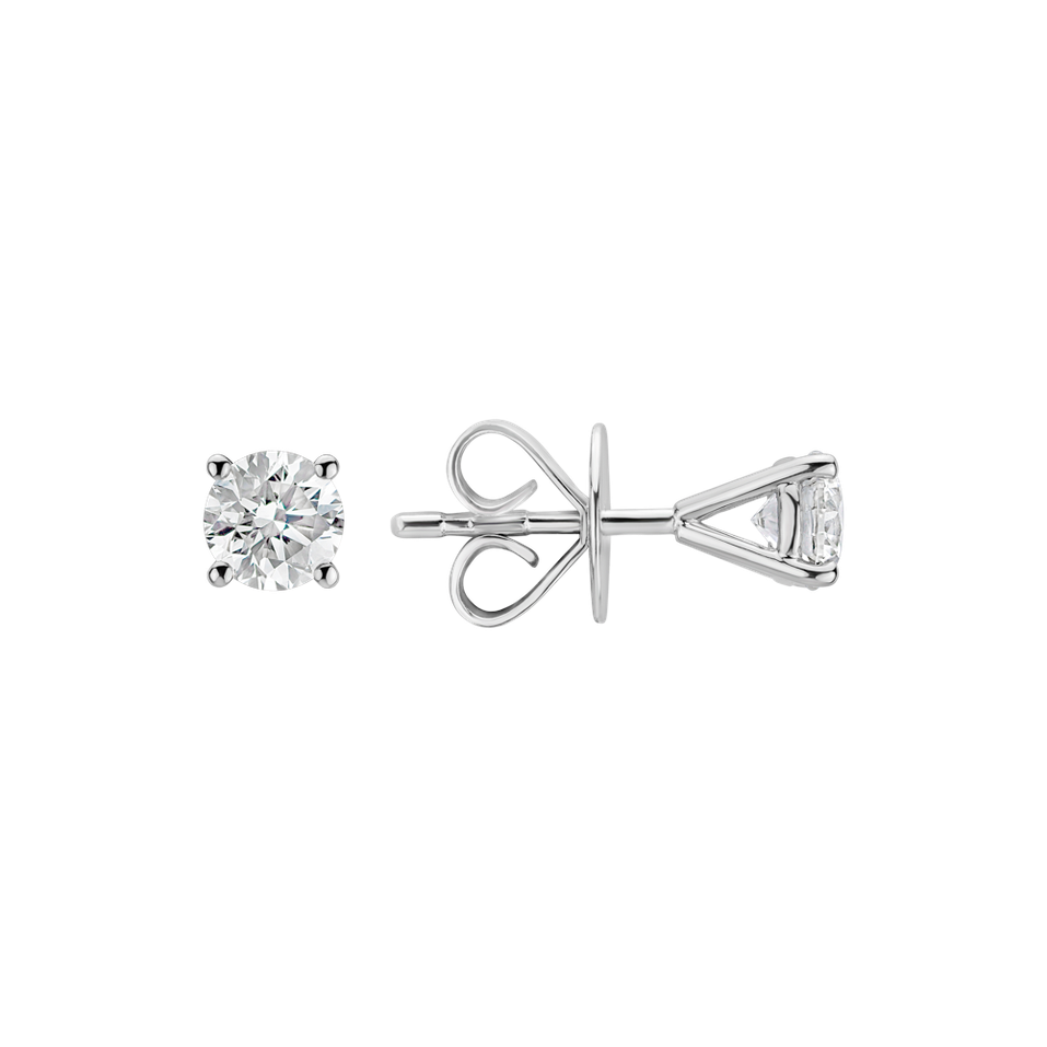 Náušnice s diamantom Essential Shine