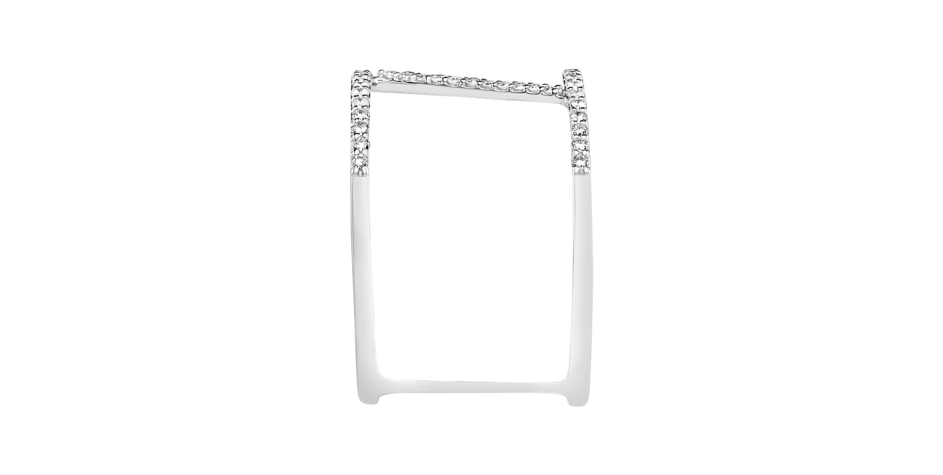 Prsteň s diamantmi Victory Line