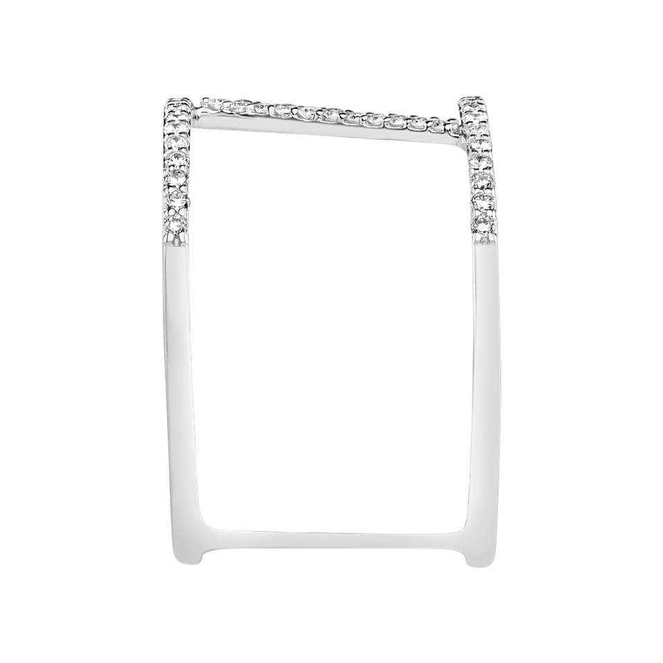 Prsteň s diamantmi Victory Line