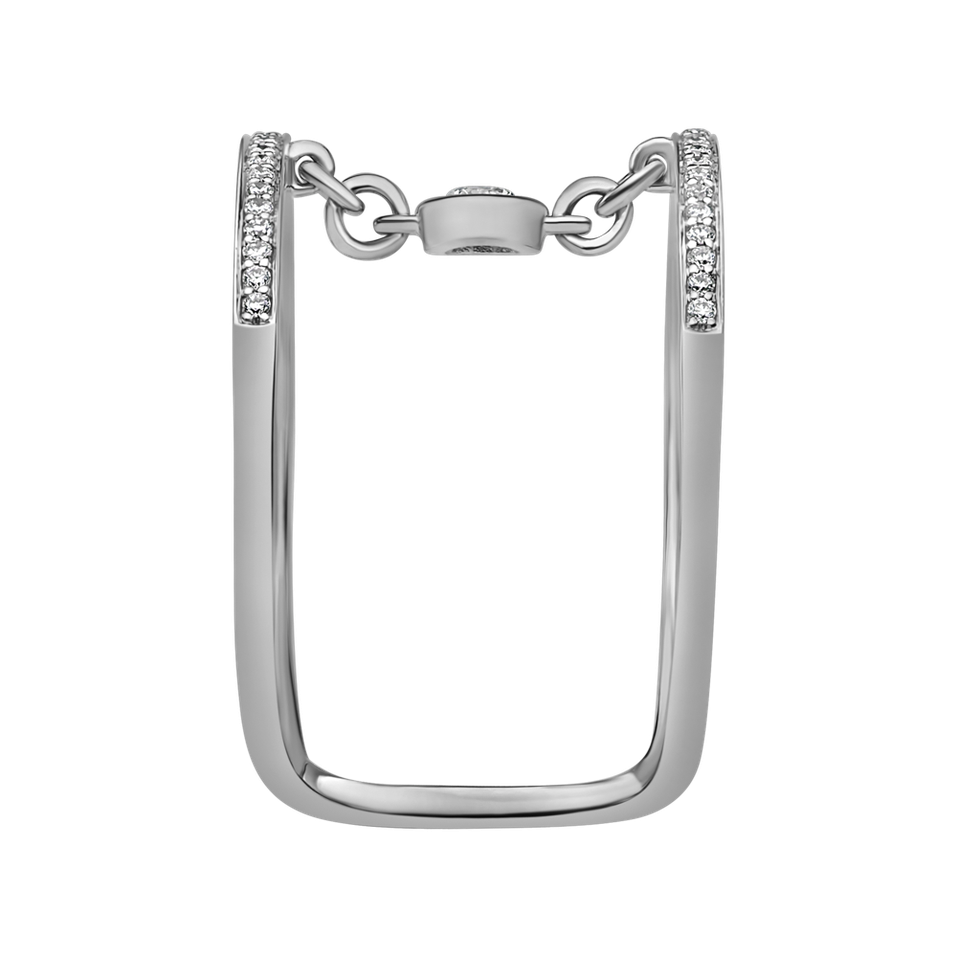 Prsteň s diamantmi Graceful Lure