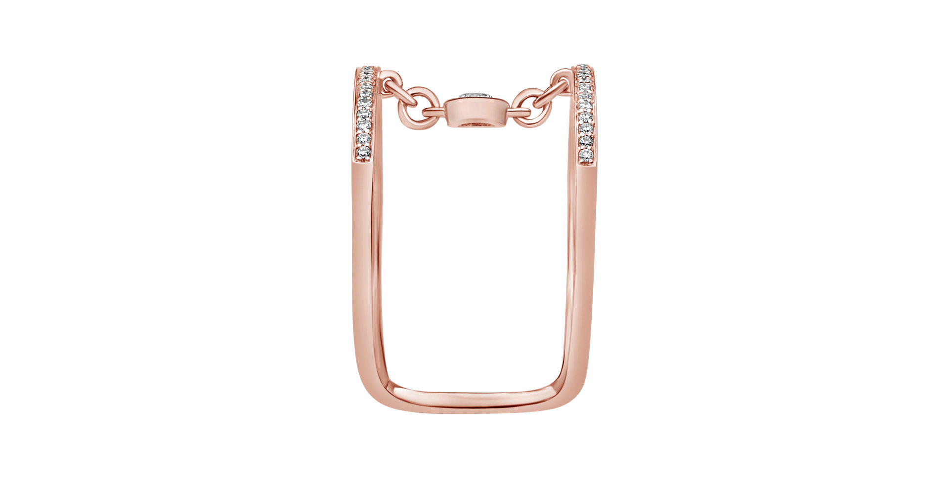 Prsteň s diamantmi Graceful Lure