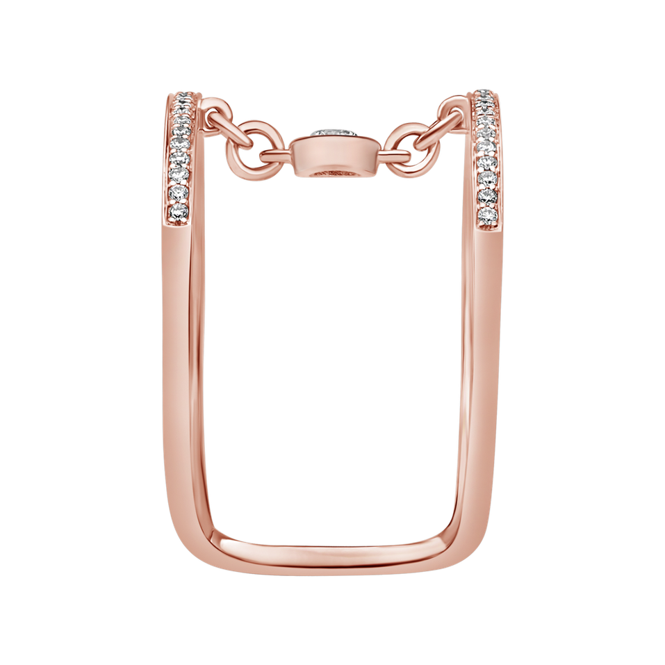 Prsteň s diamantmi Graceful Lure