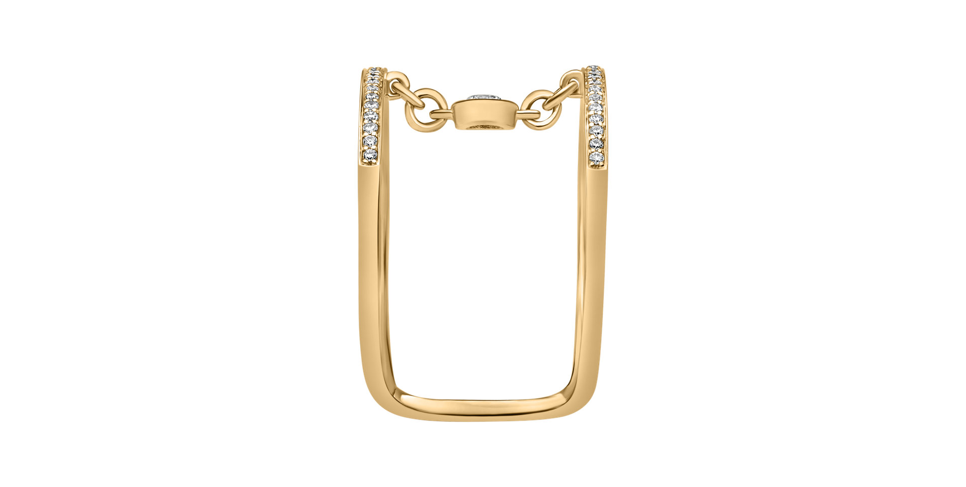 Prsteň s diamantmi Graceful Lure