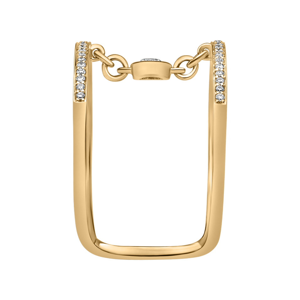 Prsteň s diamantmi Graceful Lure