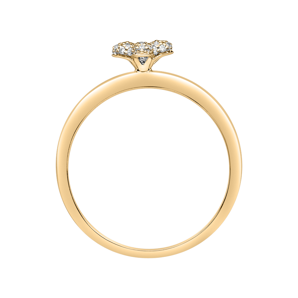Prsteň s diamantmi Nature Beauty