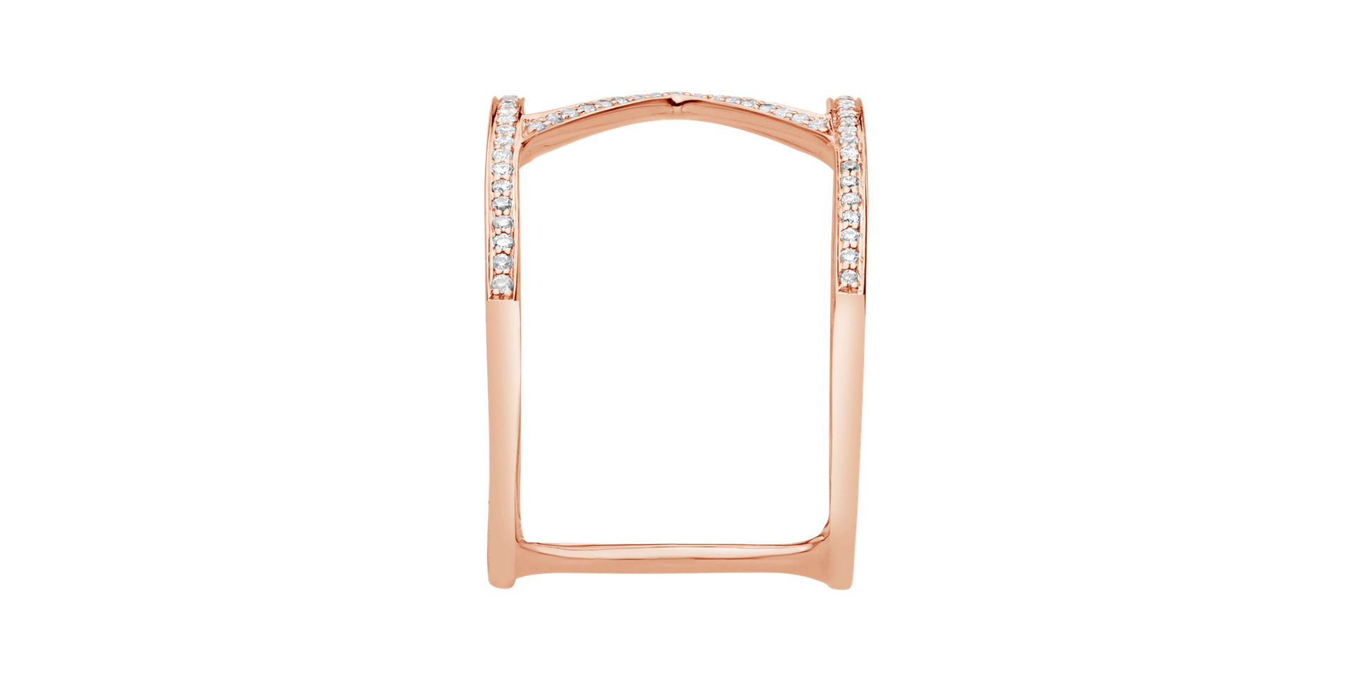 Prsteň s diamantmi Silent Hymn