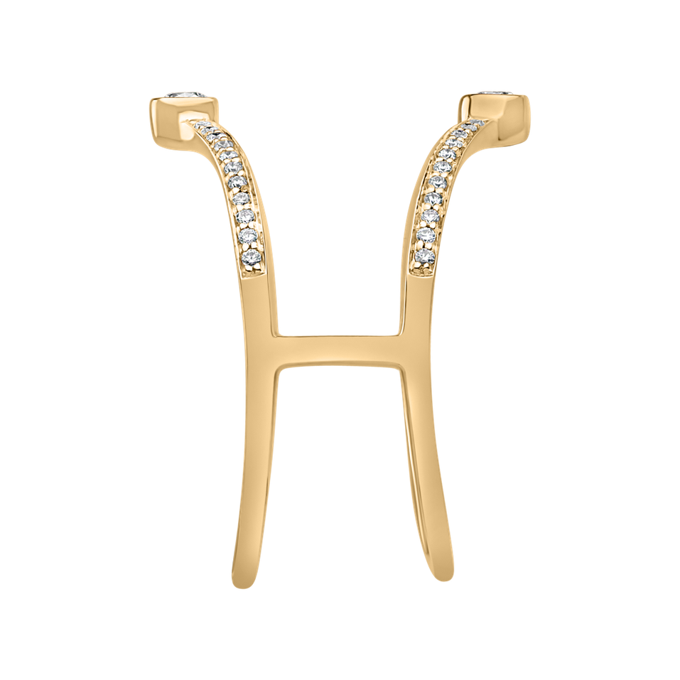 Prsteň s diamantmi Vibrant Devotion