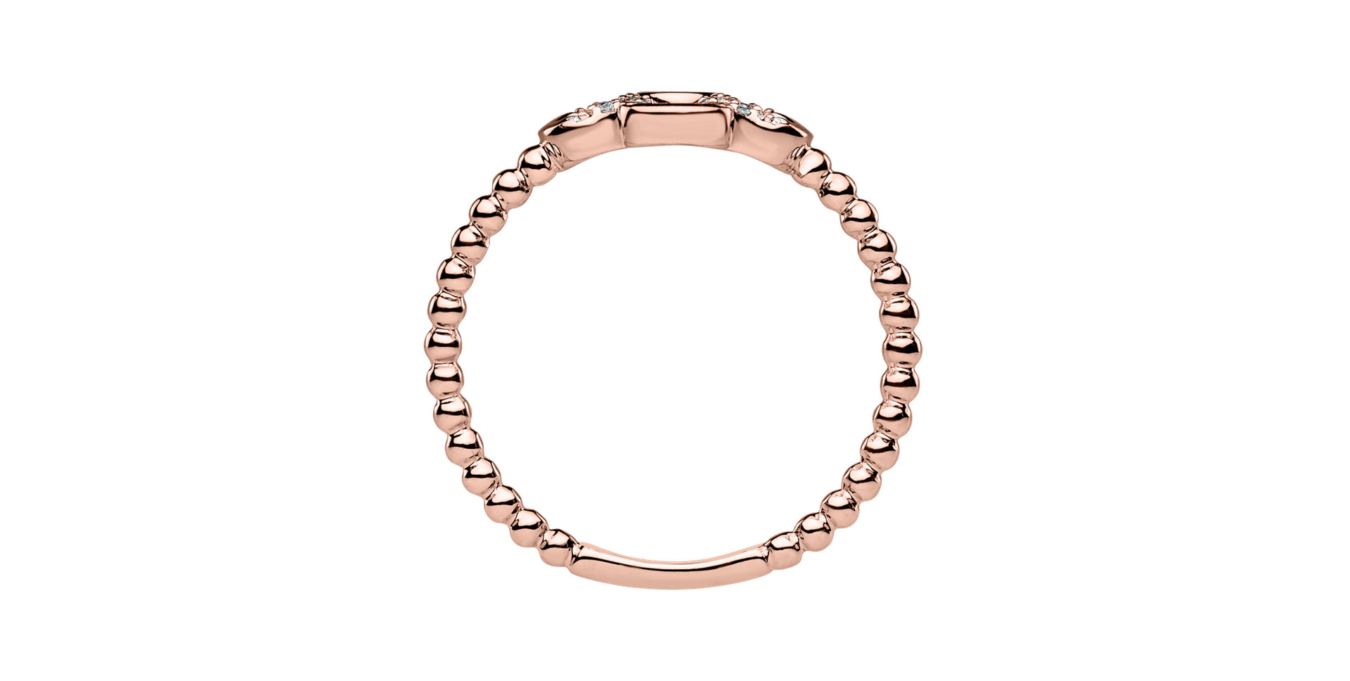 Prsteň s diamantmi Shiny Petals