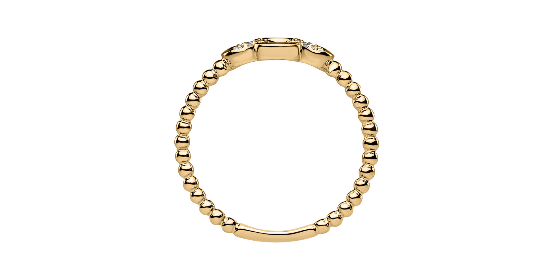 Prsteň s diamantmi Shiny Petals