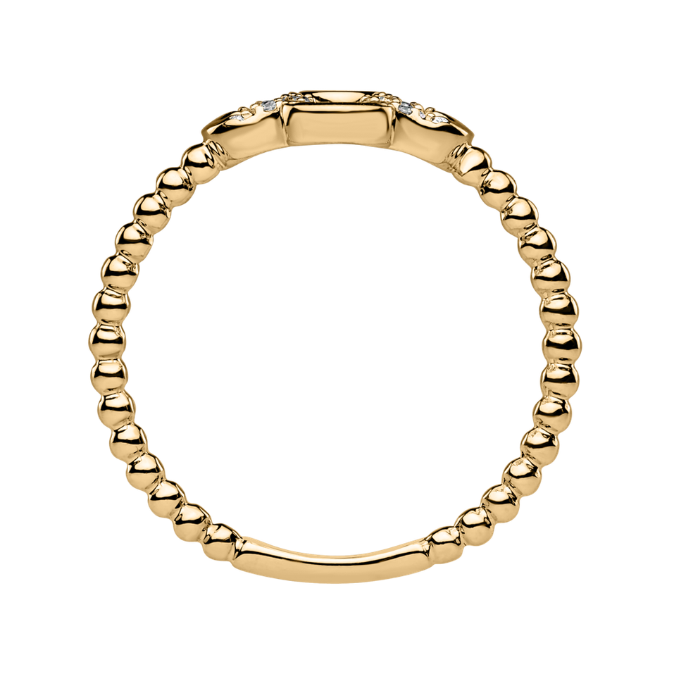 Prsteň s diamantmi Shiny Petals