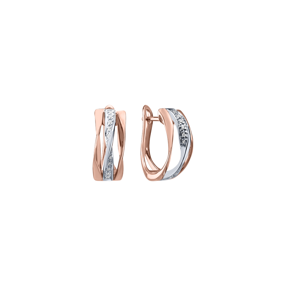 Náušnice s diamantmi True Elegance