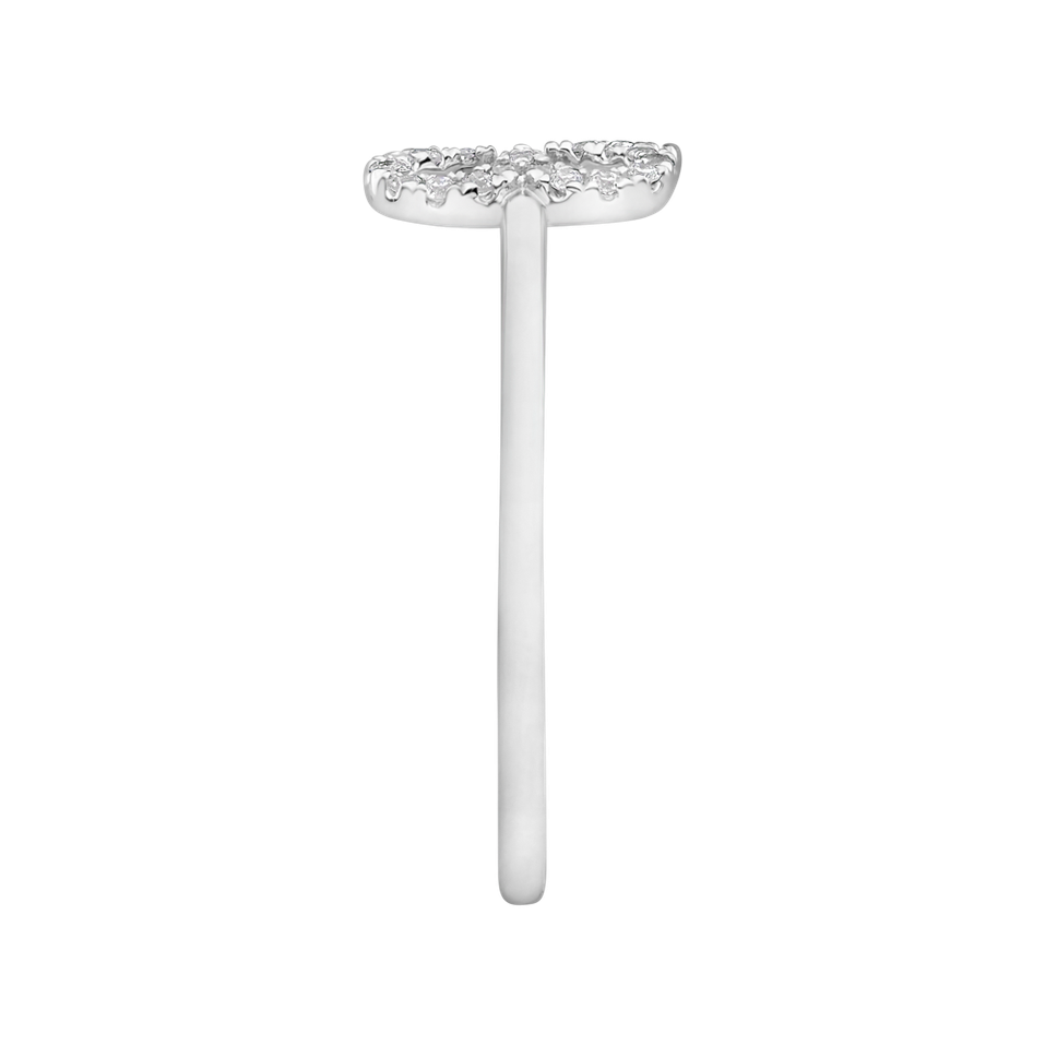 Prsteň s diamantmi Glamour