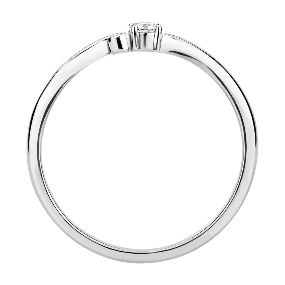 Prsteň s diamantom Baroque Love