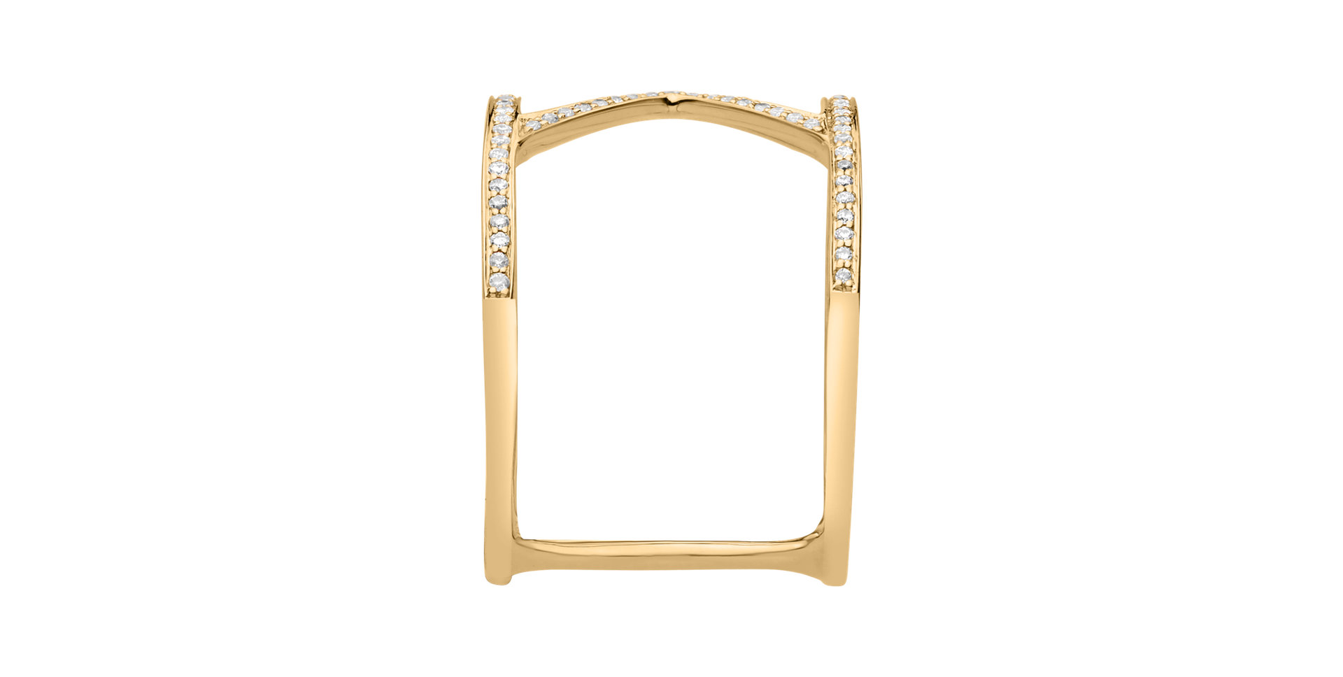 Prsteň s diamantmi Silent Hymn