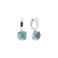Náušnice s tyrkysovým chalcedónom Bonbon3