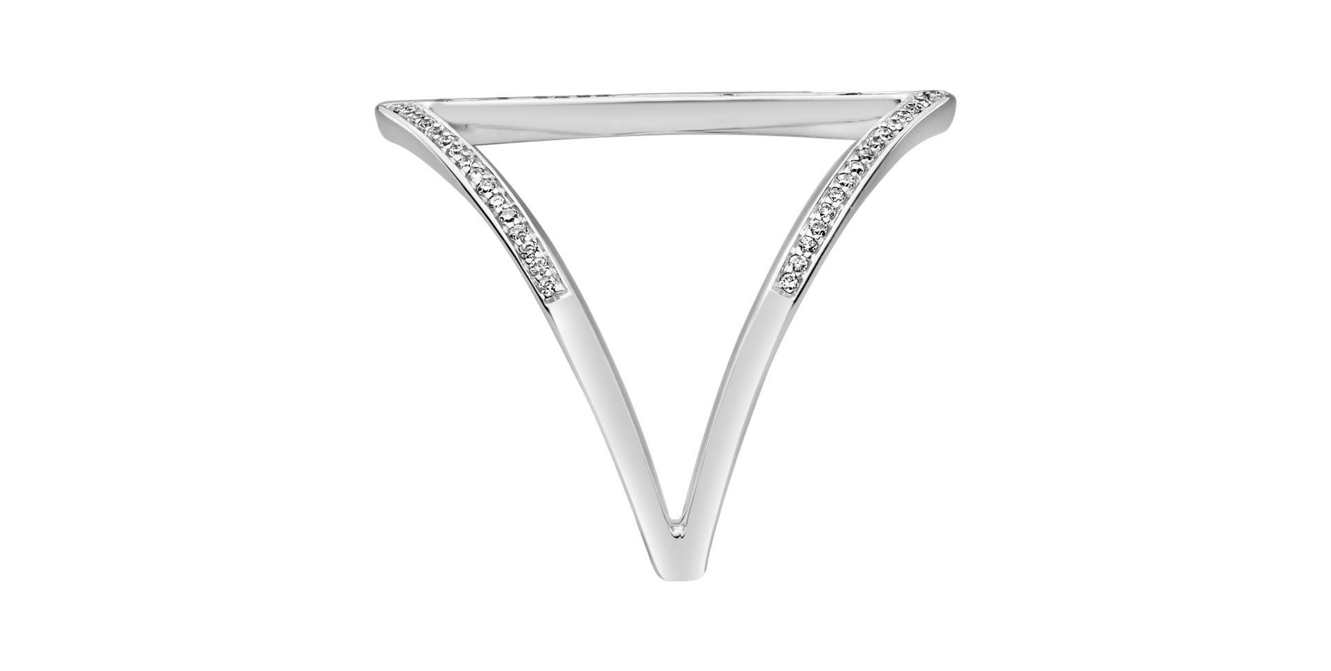 Prsteň s diamantmi Tinted Aura