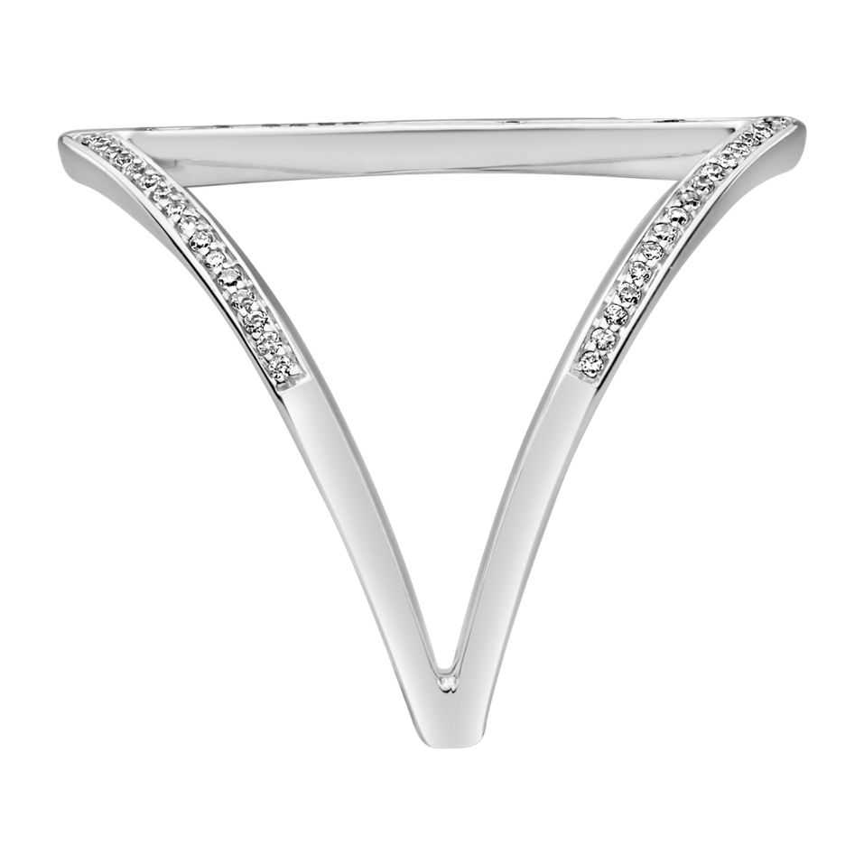 Prsteň s diamantmi Tinted Aura