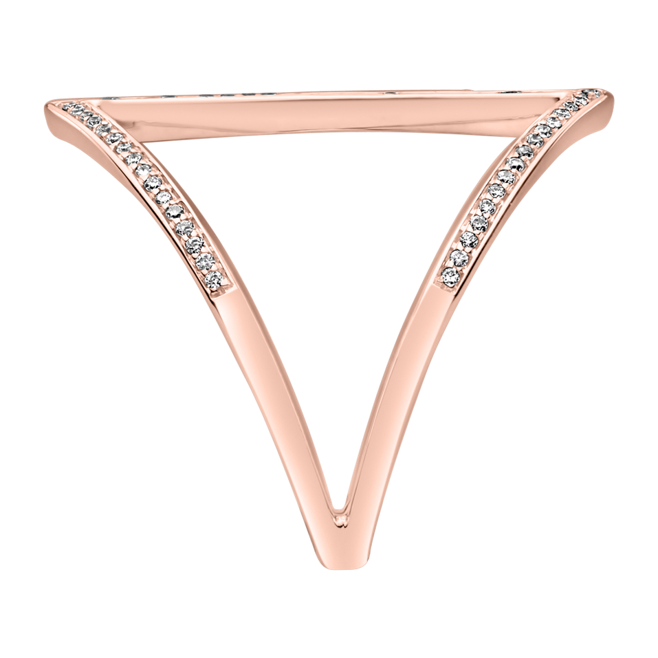 Prsteň s diamantmi Tinted Aura