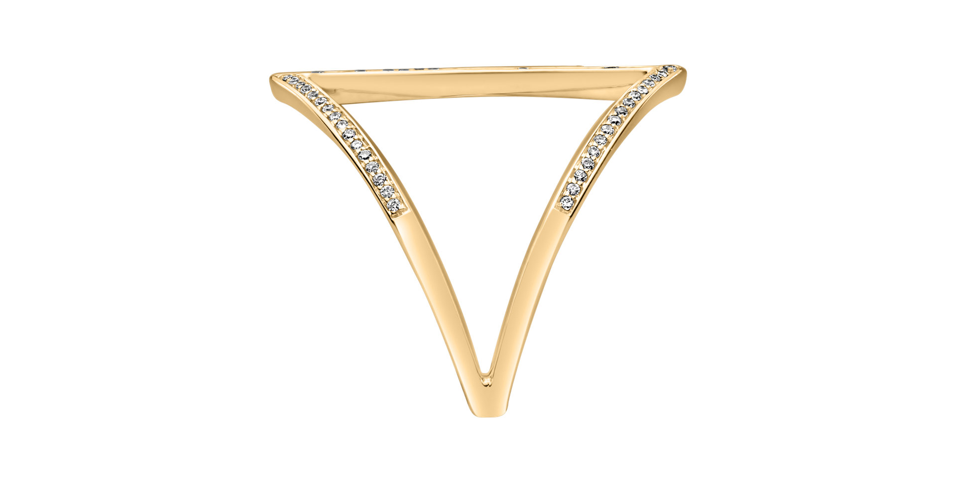 Prsteň s diamantmi Tinted Aura