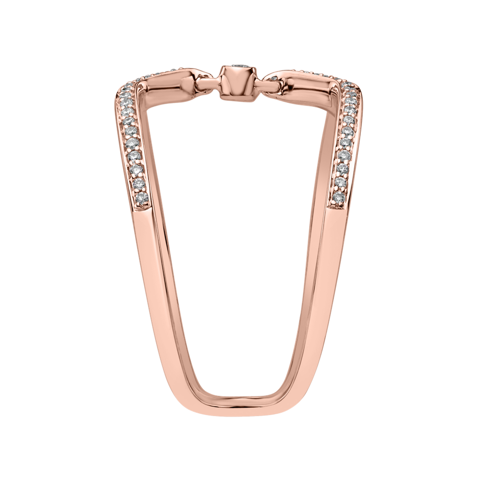 Prsteň s diamantmi Sun Choker