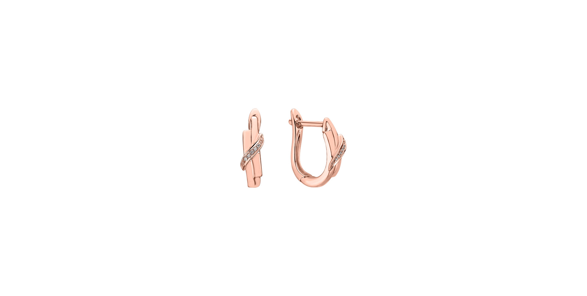 Náušnice s diamantmi Pure Fame