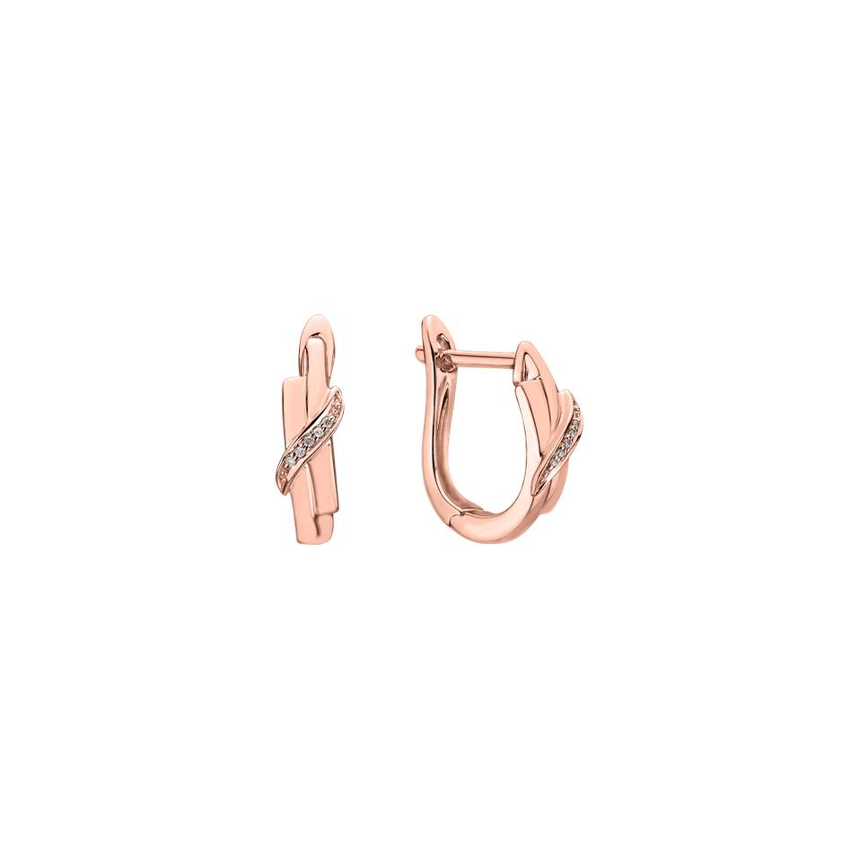 Náušnice s diamantmi Pure Fame