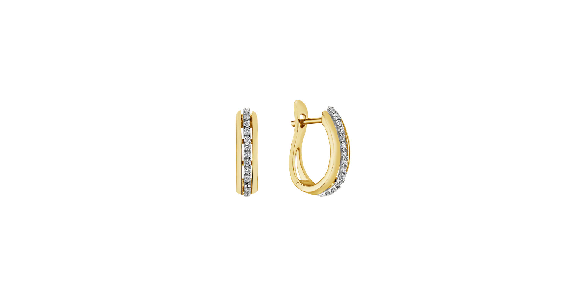 Náušnice s diamantmi Pure Soul