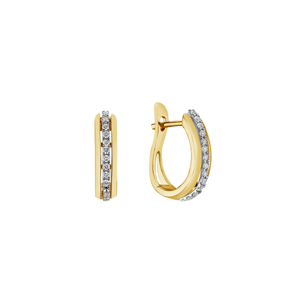 Náušnice s diamantmi Pure Soul