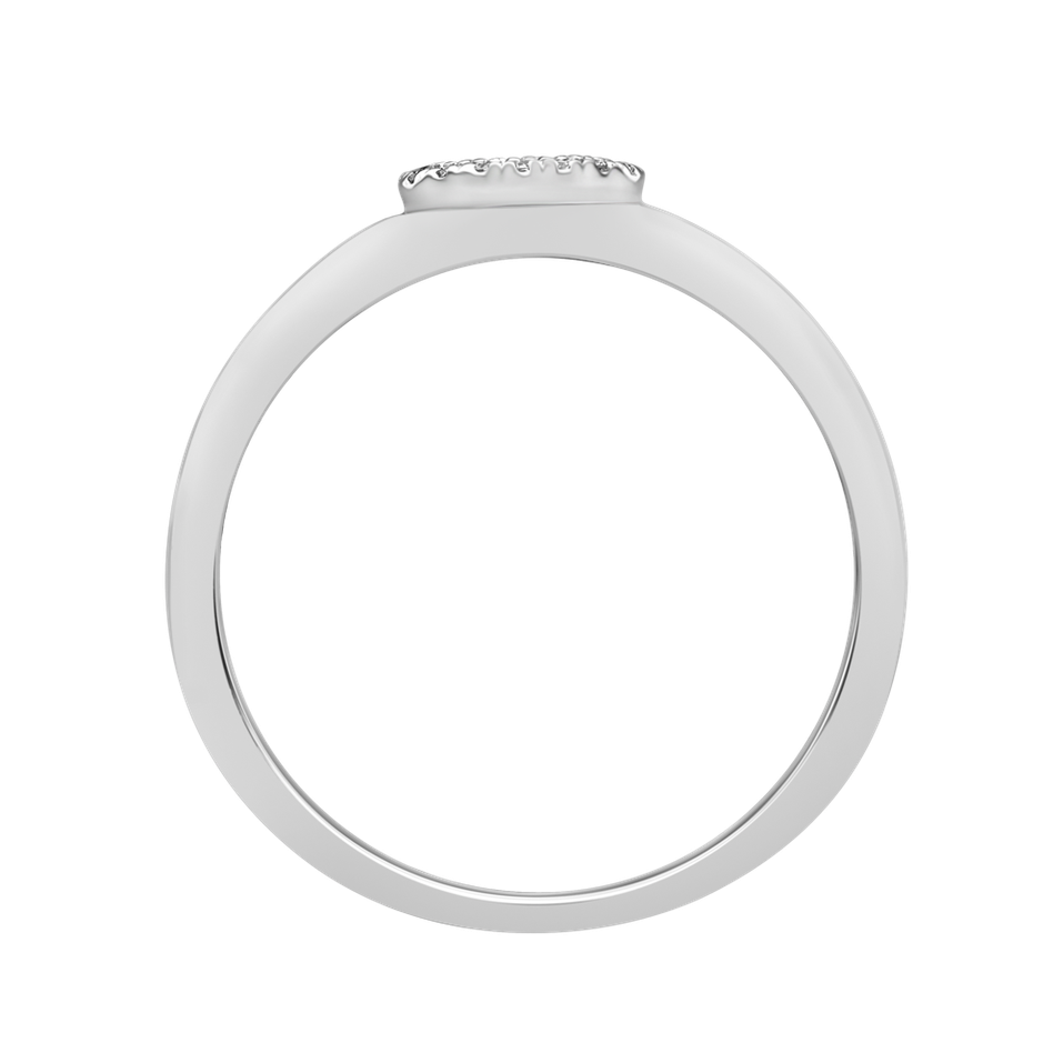 Prsteň s diamantmi Simply Circle