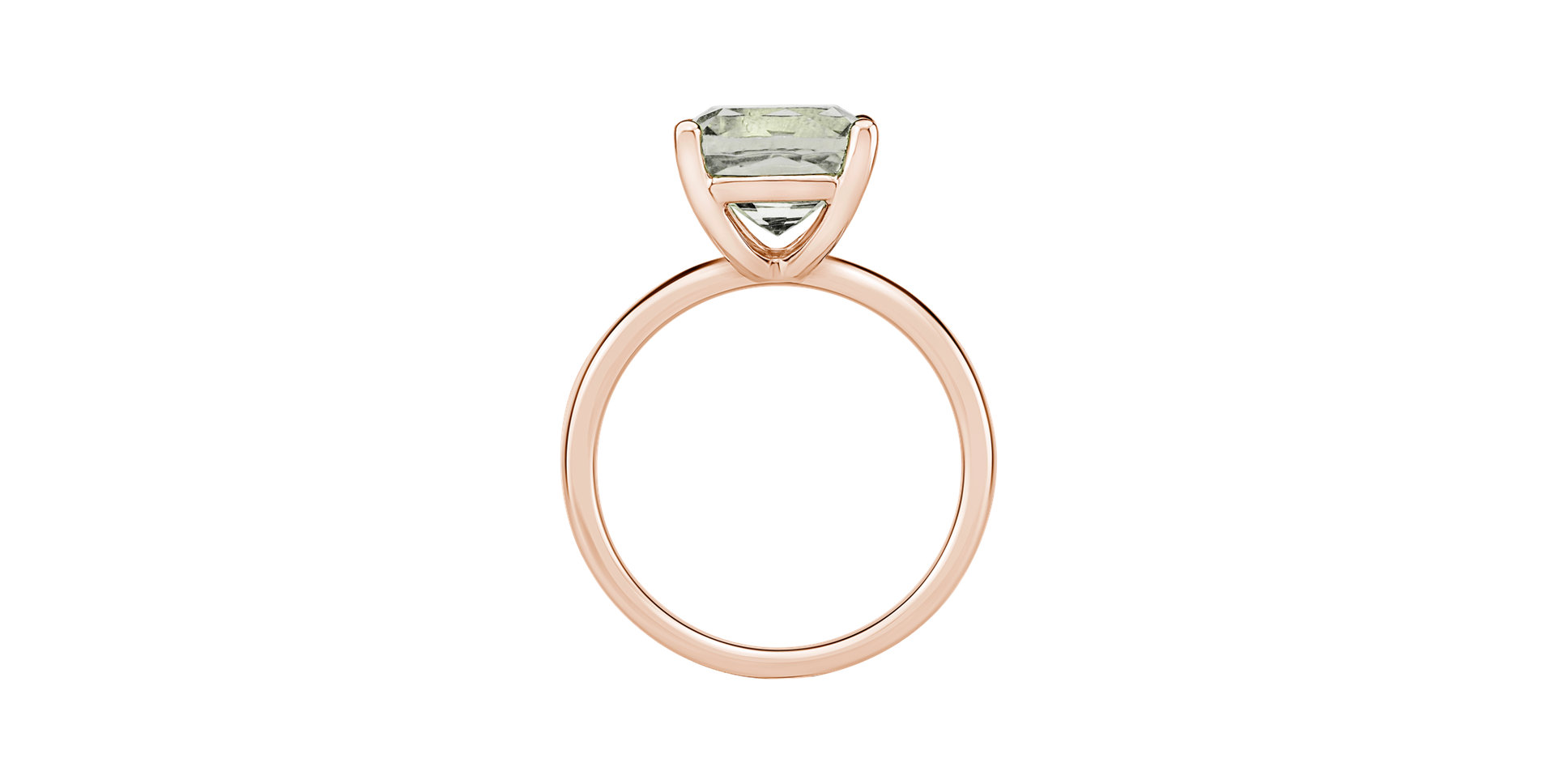 Prsteň s ametystom green Bonbon