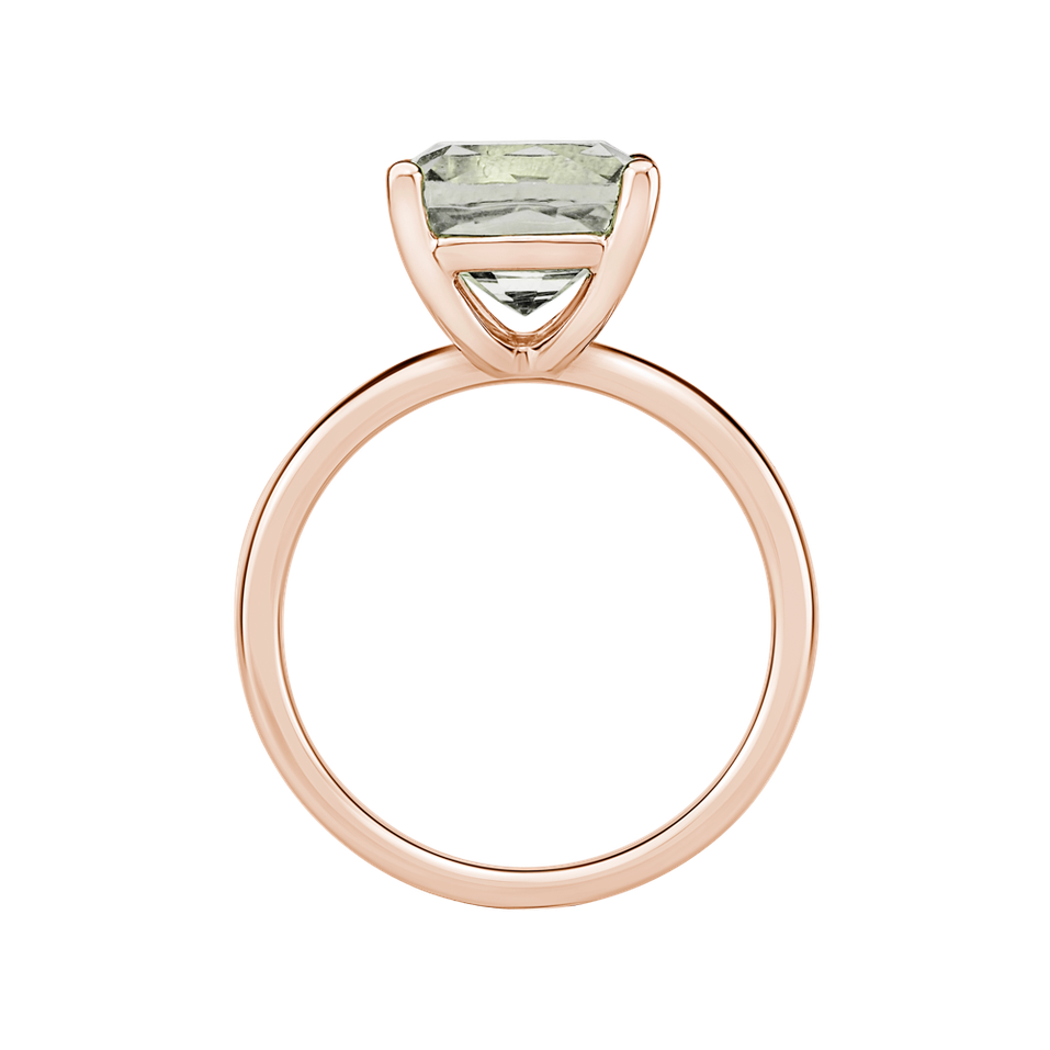 Prsteň s ametystom green Bonbon