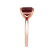 Prsteň s rhodolitom Bonbon3