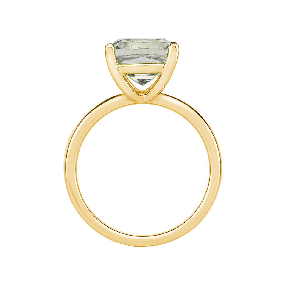 Prsteň s ametystom green Bonbon