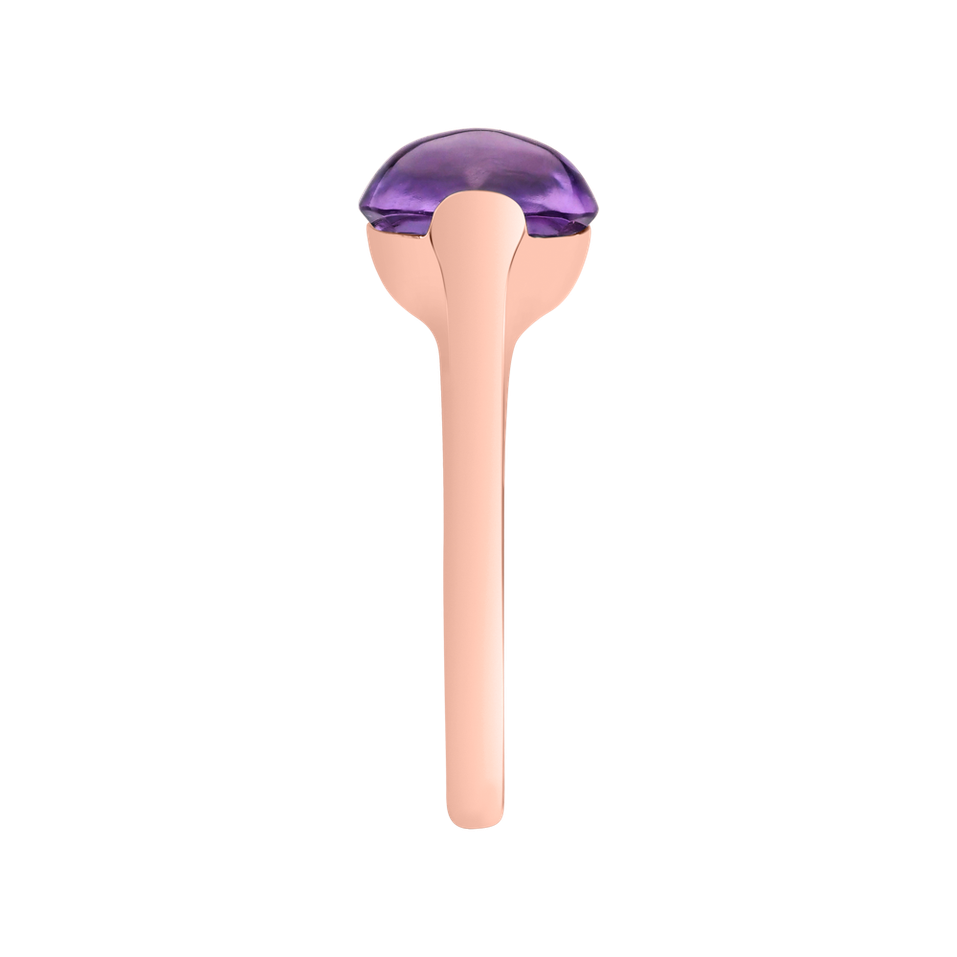 Prsteň s ametystom brazil Bonbon