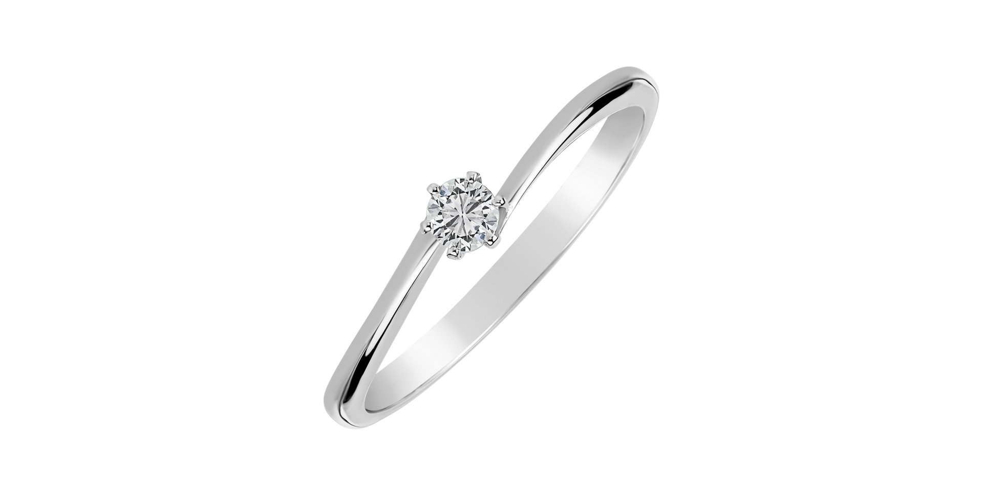 Prsteň s diamatom Timeless Glow