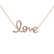 Náhrdelník s diamantmi Love5
