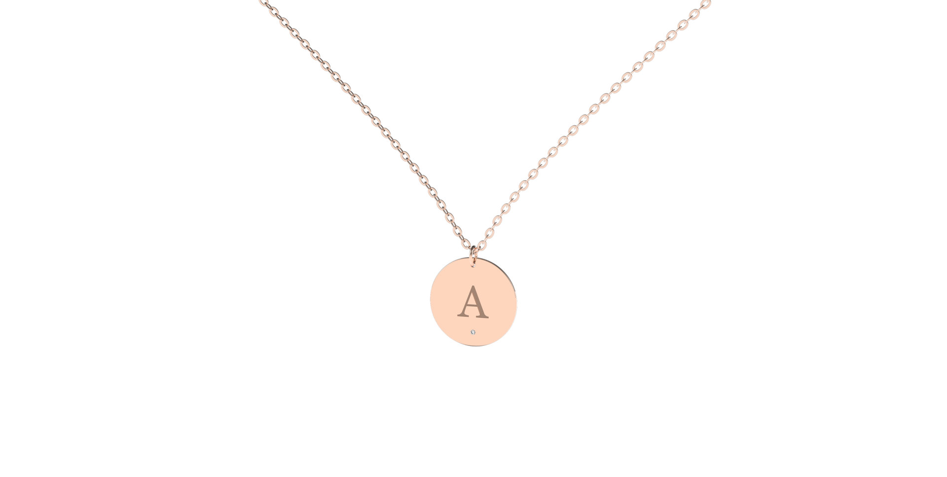 Náhrdelník s diamantom Big Coins A