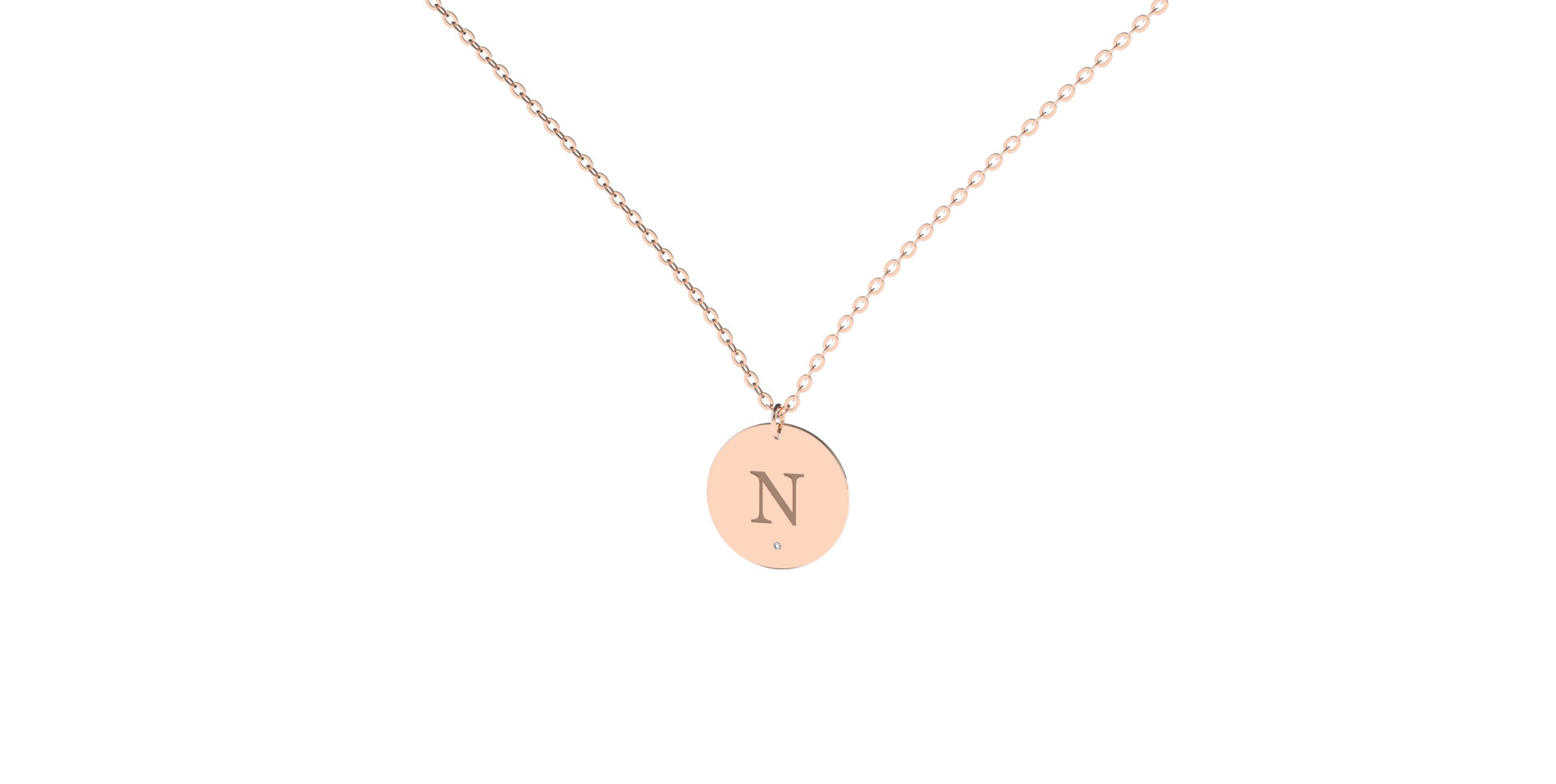 Náhrdelník s diamantom Big Coins N