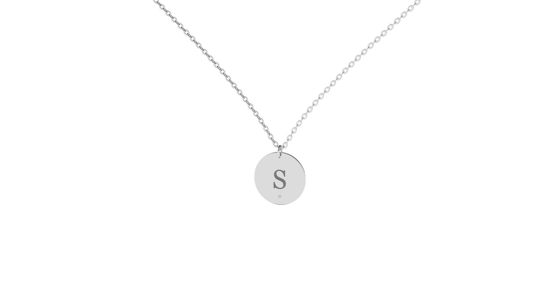 Náhrdelník s diamantom Big Coins S