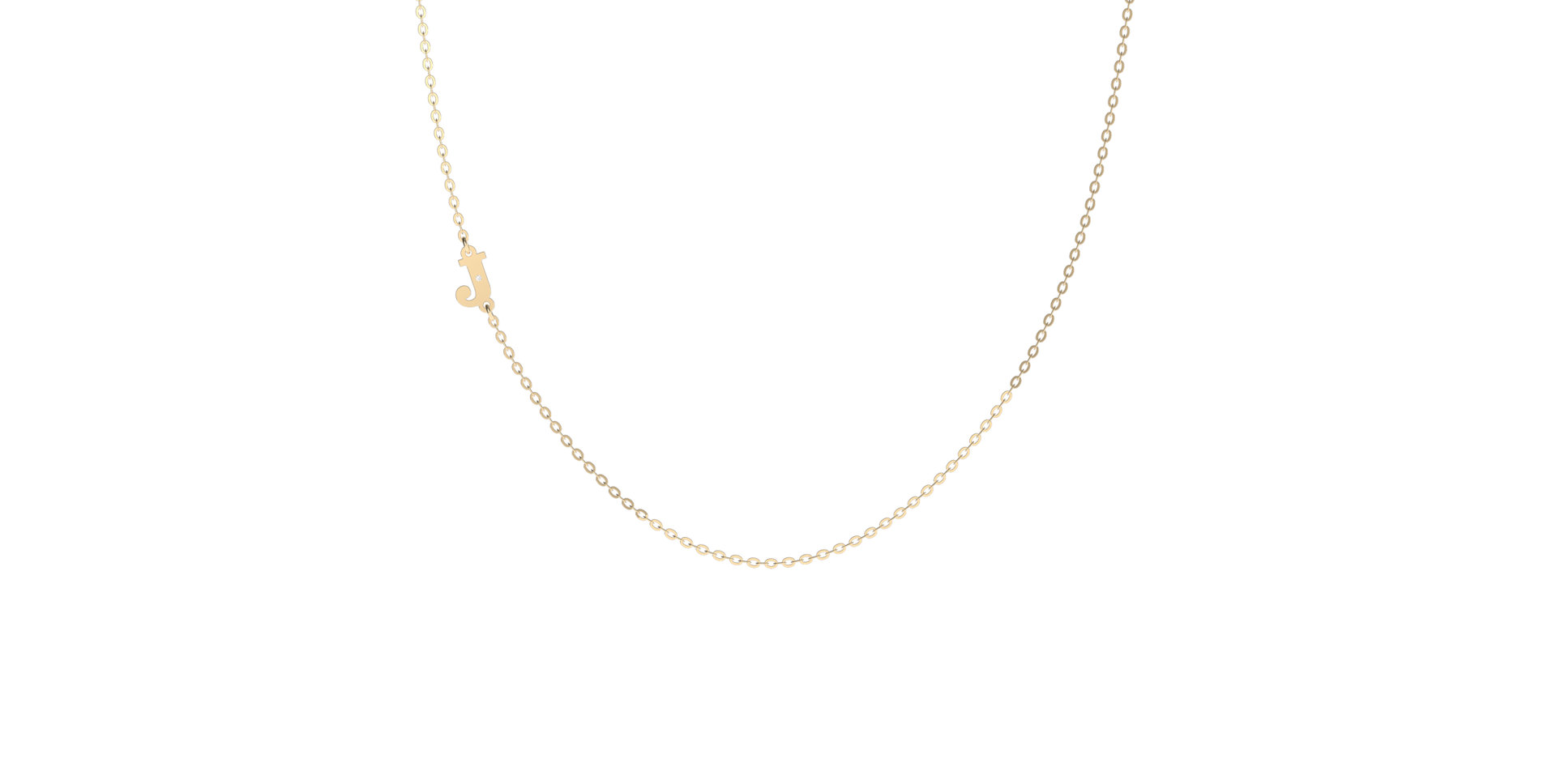 Náhrdelník s diamantom Big Line J