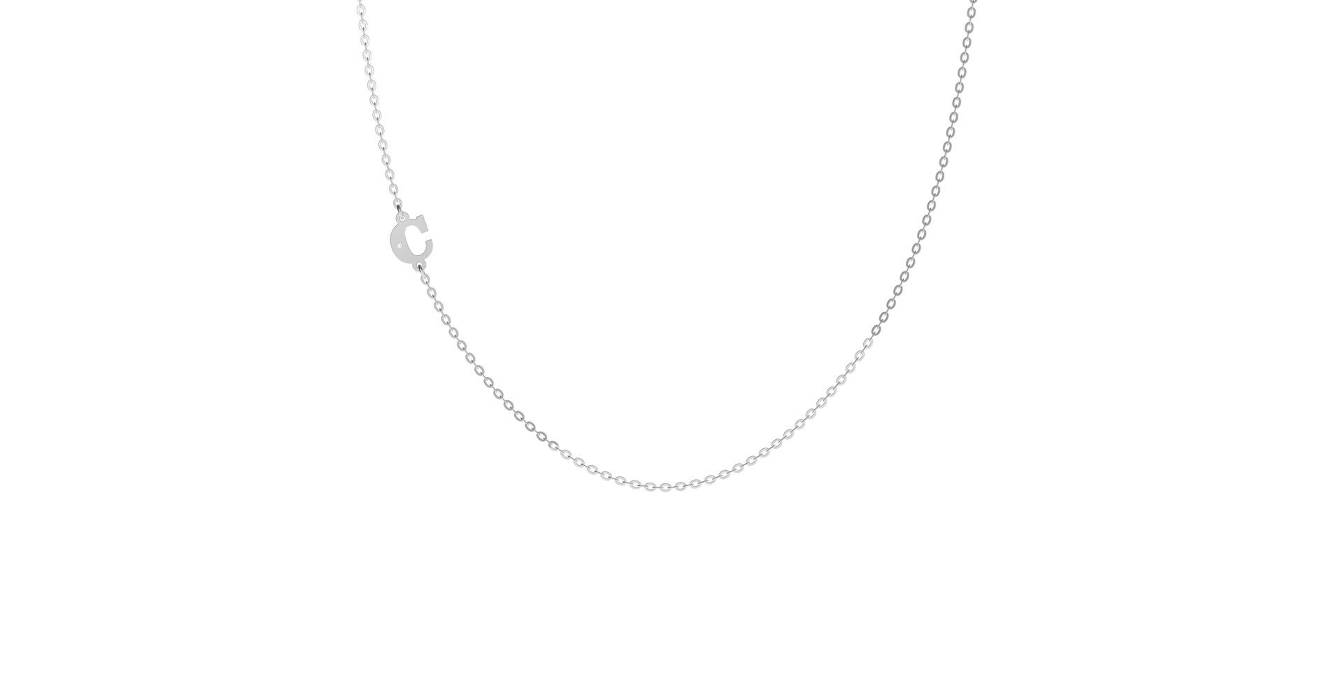 Náhrdelník s diamantom Big Line C