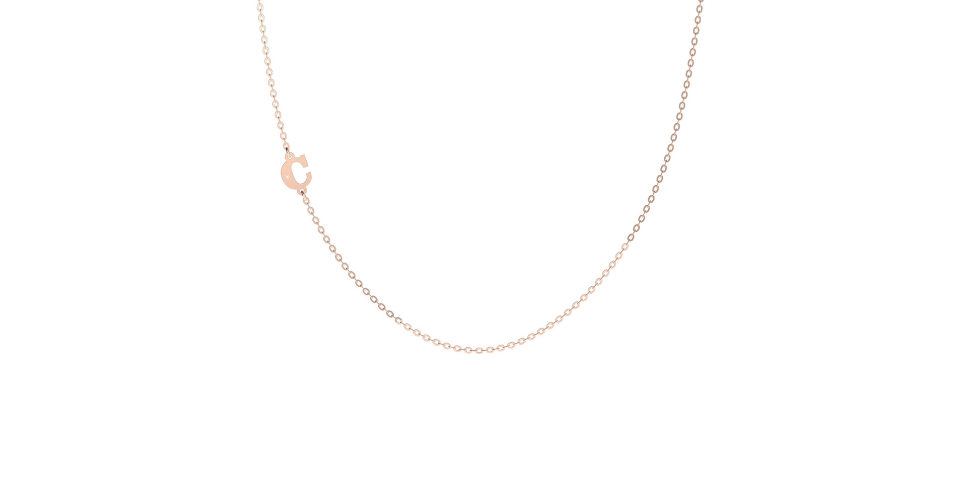 Náhrdelník s diamantom Big Line C