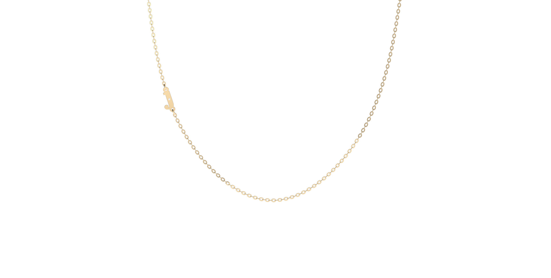 Náhrdelník s diamantom Big Classic J