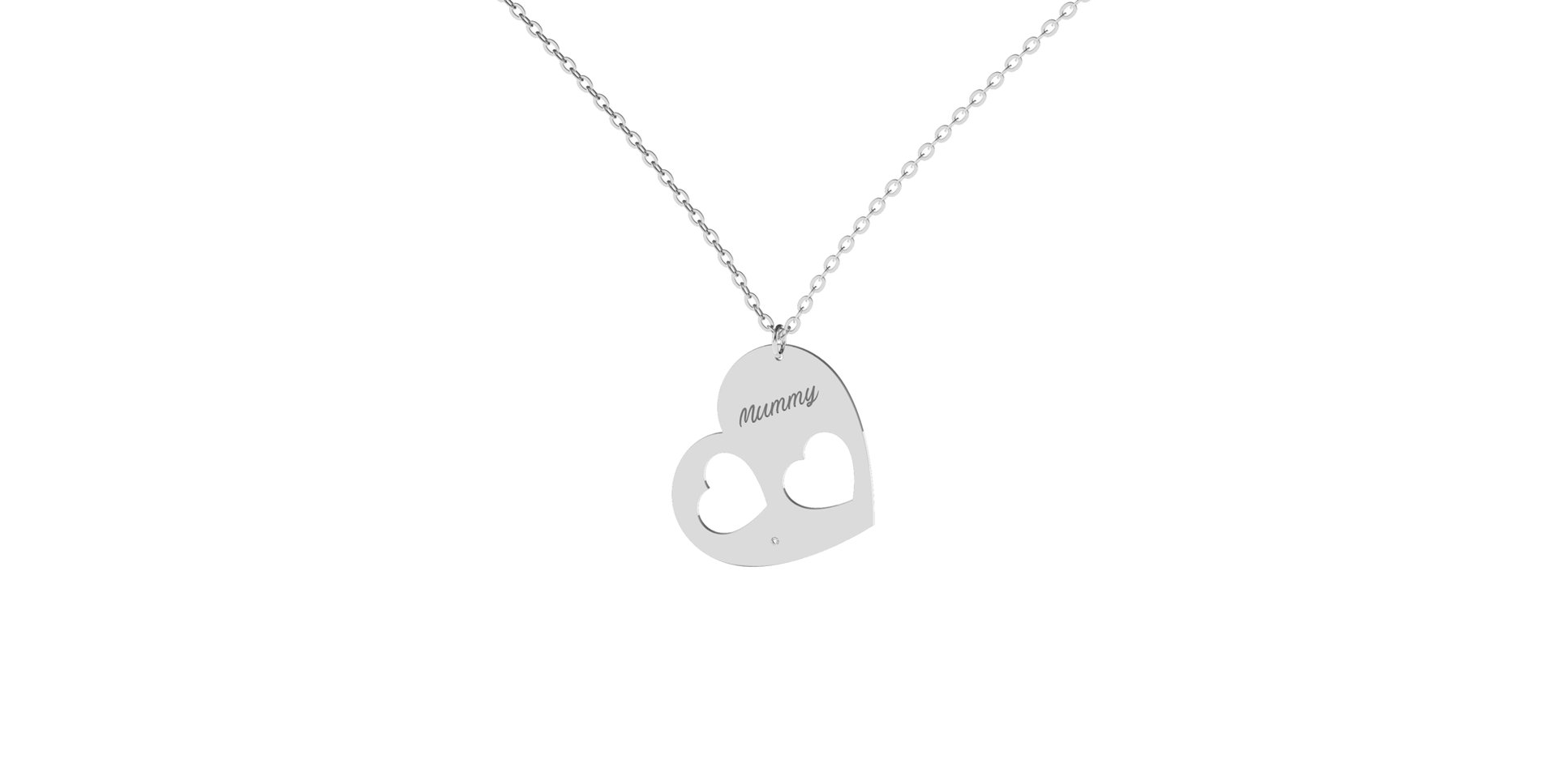 Náhrdelník s diamantom Mummy