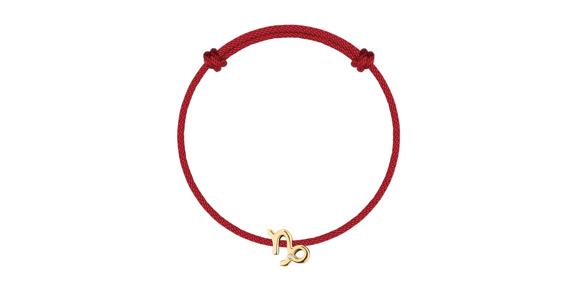 Diamantový náramok so šnúrkou Capricor