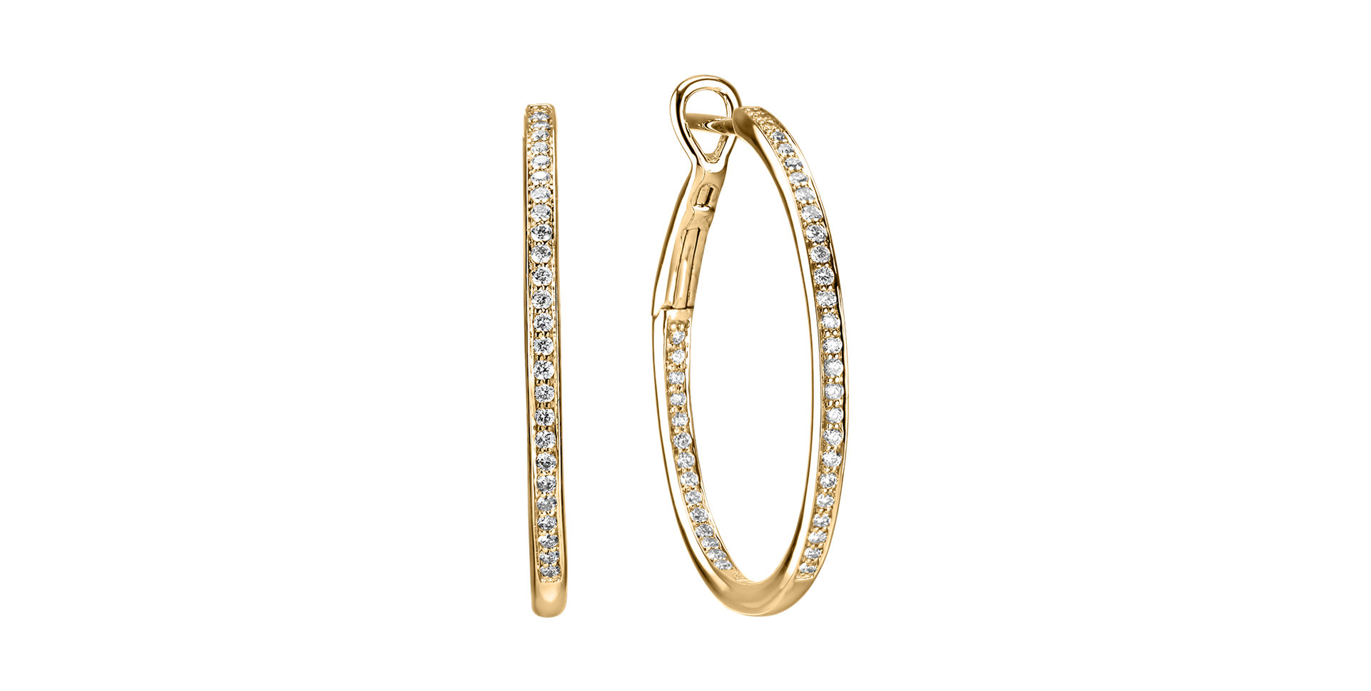 Náušnice s diamantmi Shiny Goddess