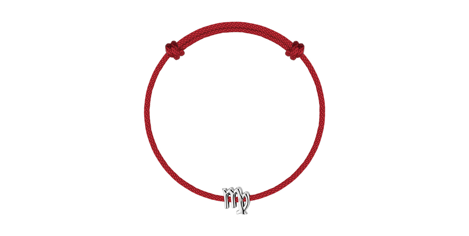 Diamantový náramok so šnúrkou Virgo