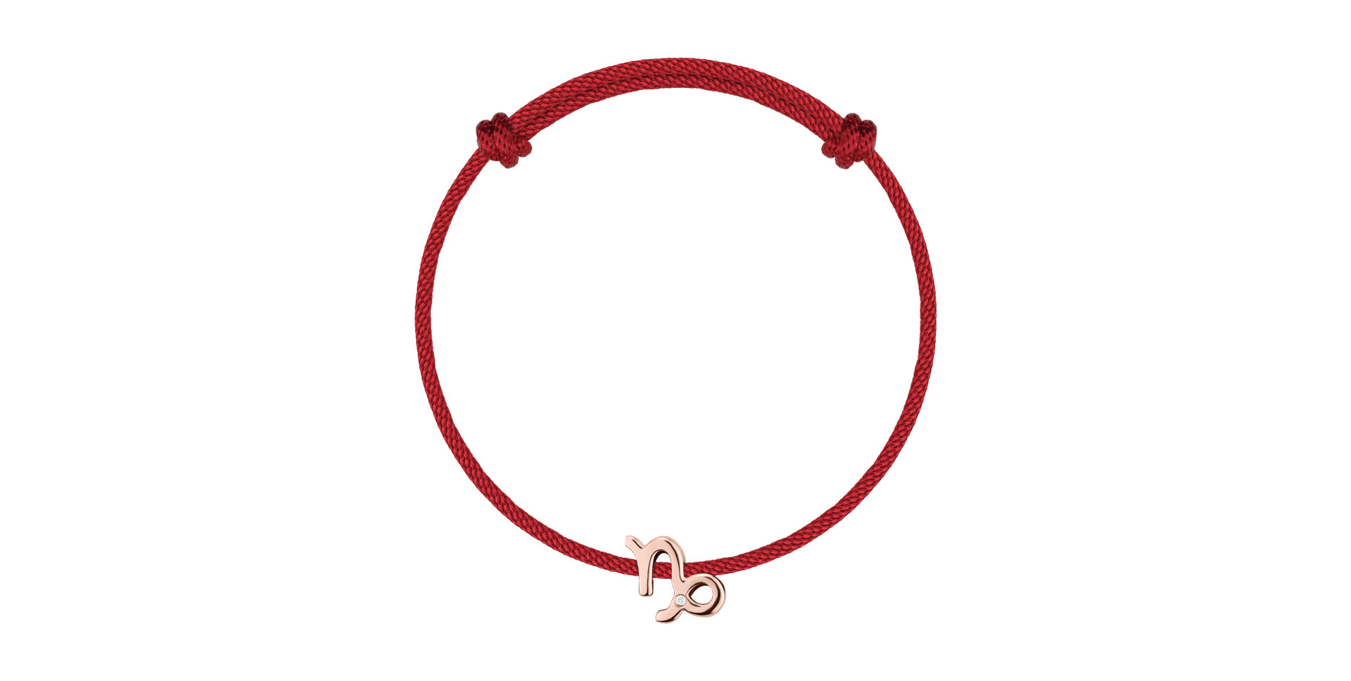 Diamantový náramok so šnúrkou Capricor